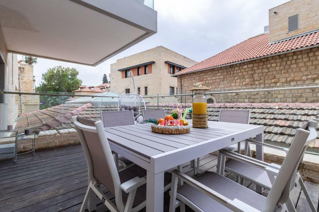 King David Residence Luxury 4 Bd/Pool/Gym/Parking エルサレム エクステリア 写真