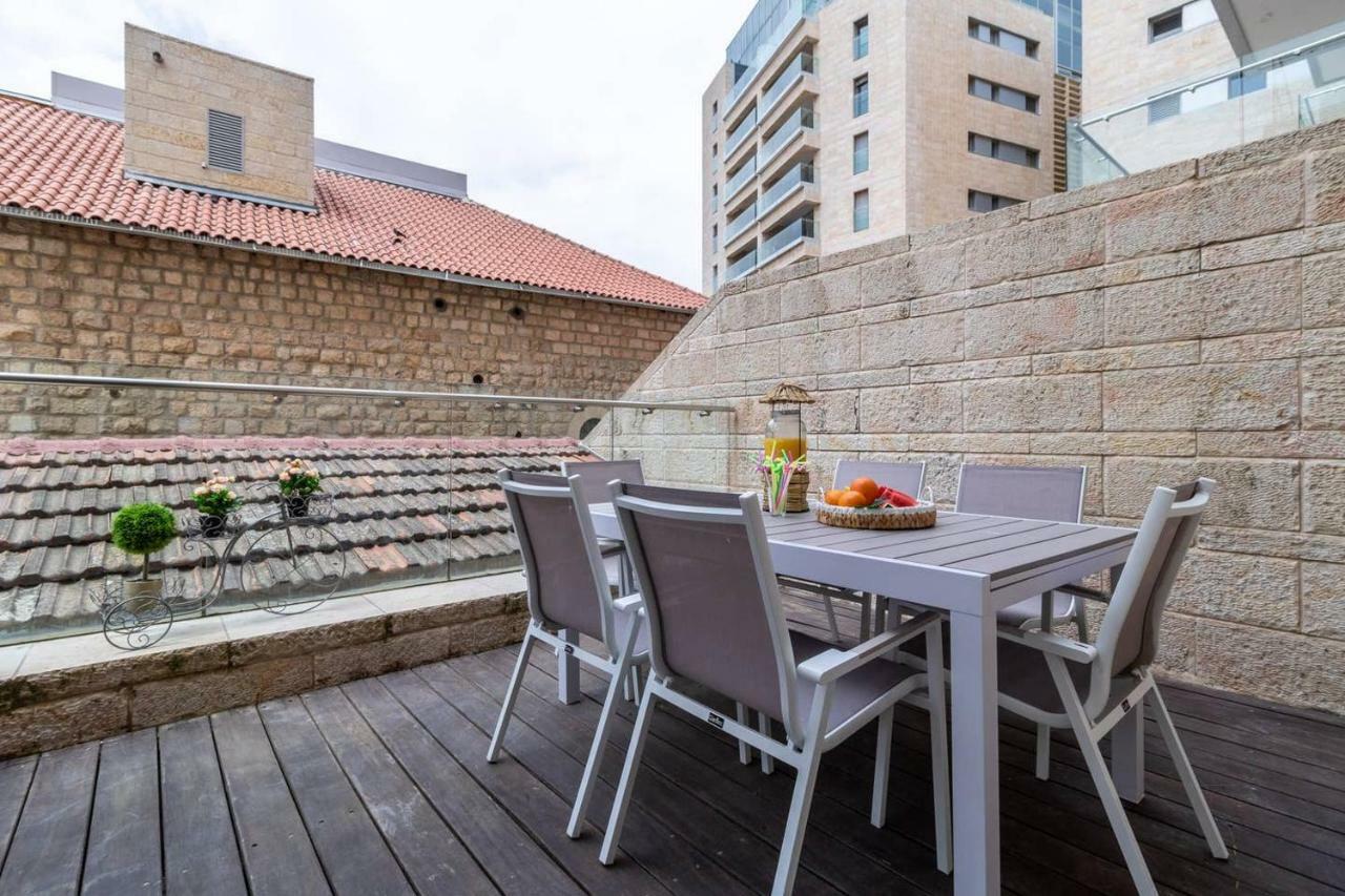 King David Residence Luxury 4 Bd/Pool/Gym/Parking エルサレム エクステリア 写真